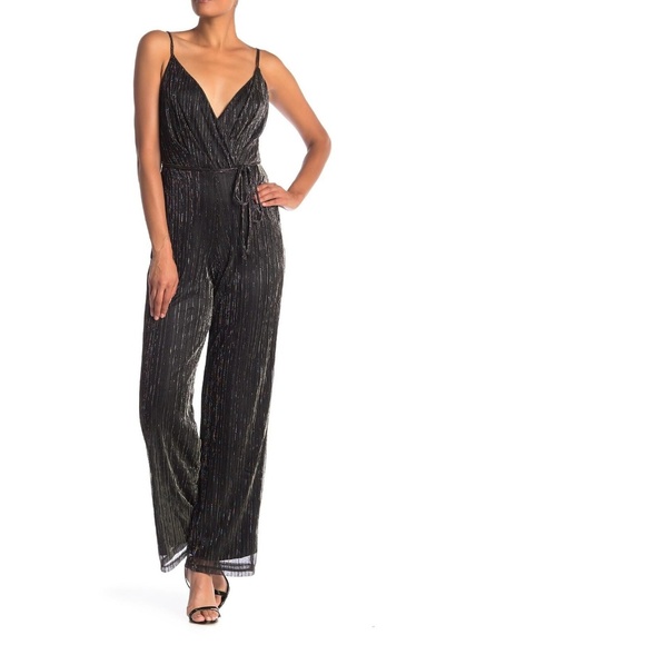 Laundry By Shelli Segal Pants - Laundry by Shelli Segal Rainbow Metallic Jumpsuit